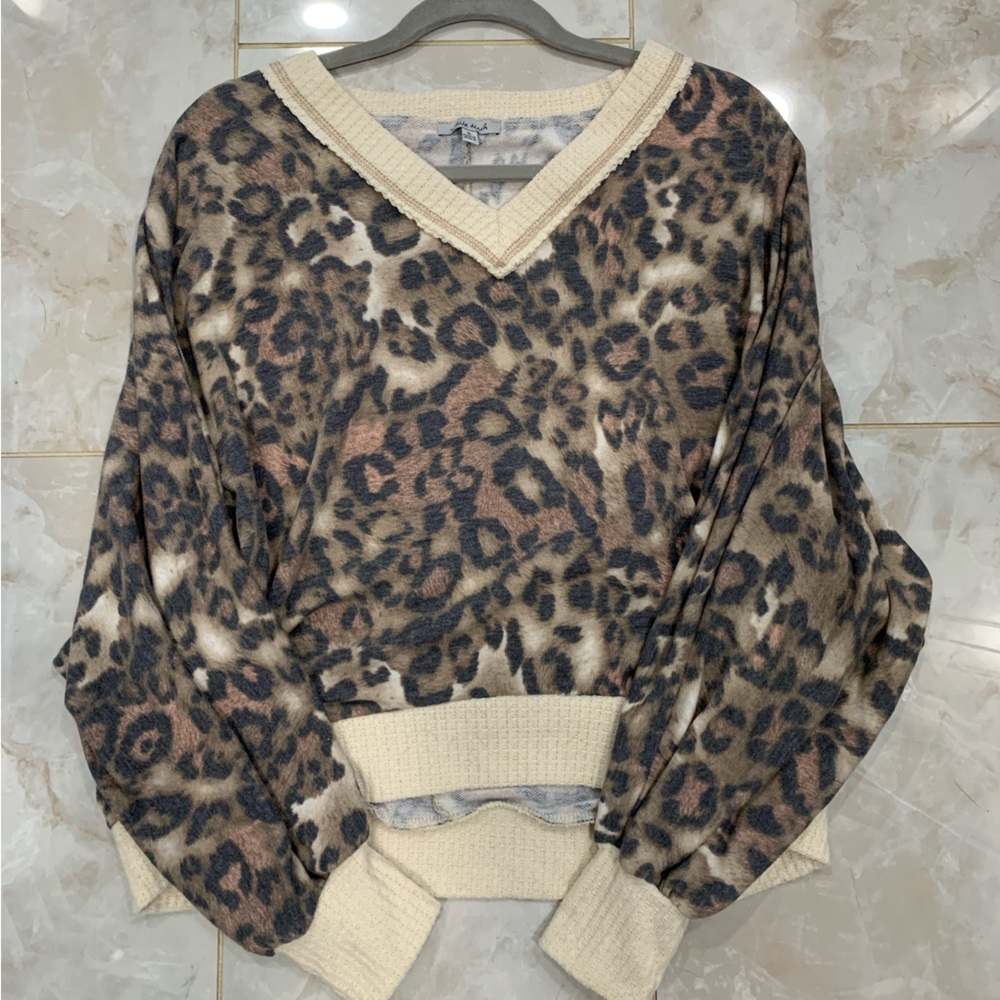 White Birch Leopard Long Sleeve